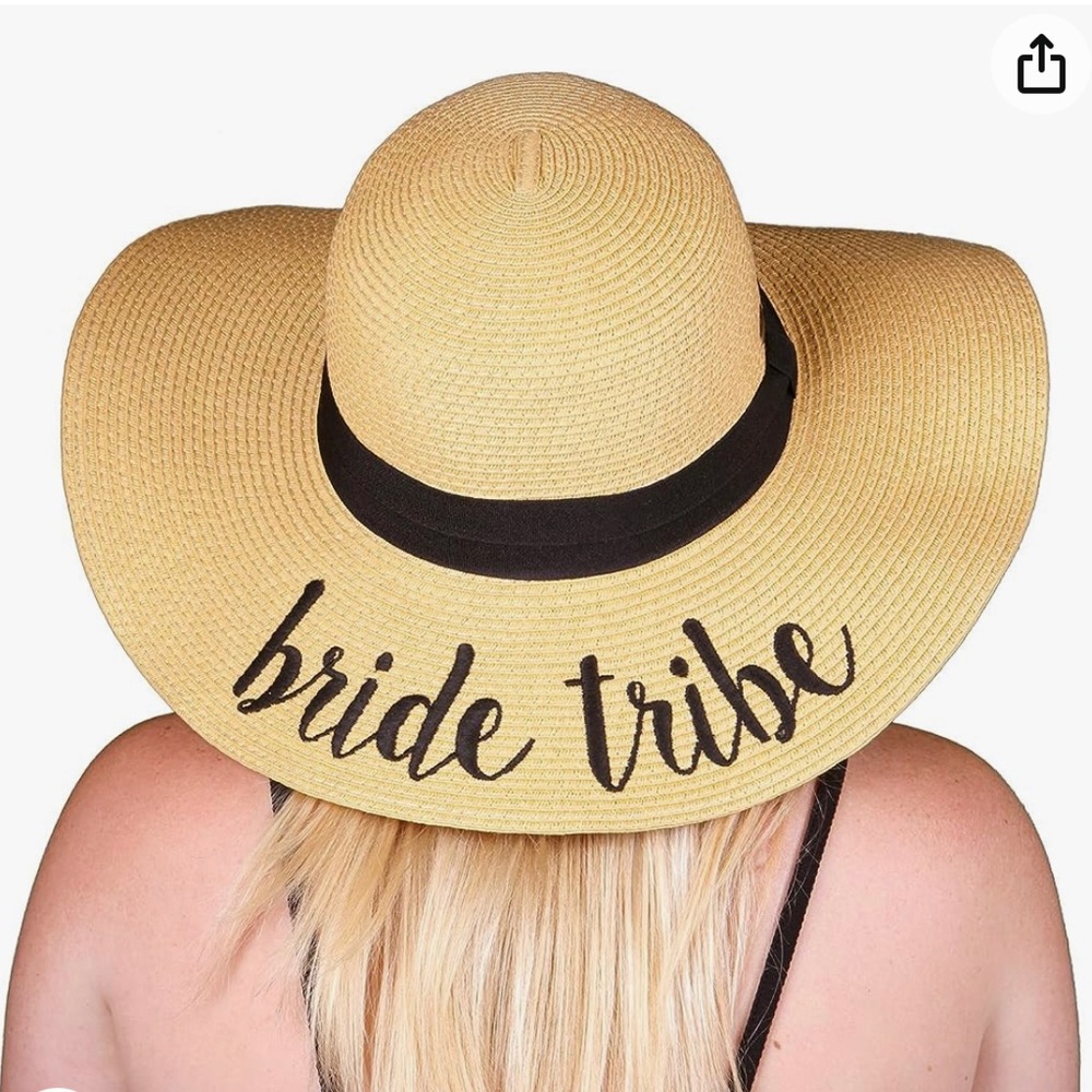 4 SUNHATS .Funky Junque Women’s UPE Bold Cursive Embroided Ajustable Bea…